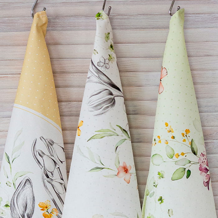 Набор Set-3 полотенец "Соната" цветочные