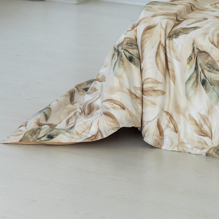 Евро комплект постельного белья "Флоренс"  с простыней на резинке