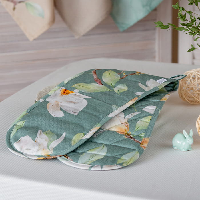 Прихватка двойная "Магнолия"