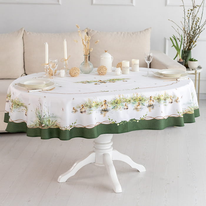 Скатерть овальная 150х248 см "Тутти"