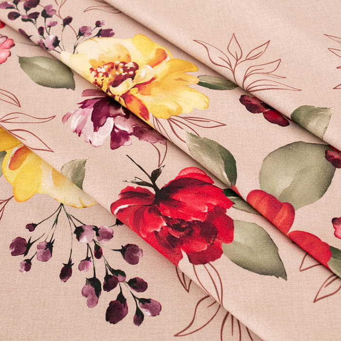 Скатерть овальная  150х200 см "Вернисаж"