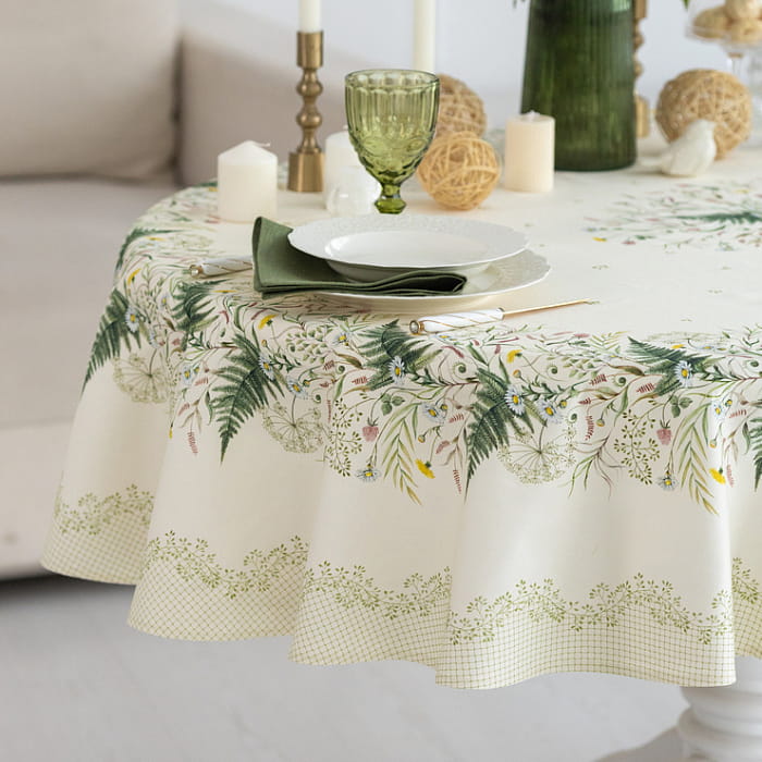 Скатерть овальная  140х170 см "Купалинка"