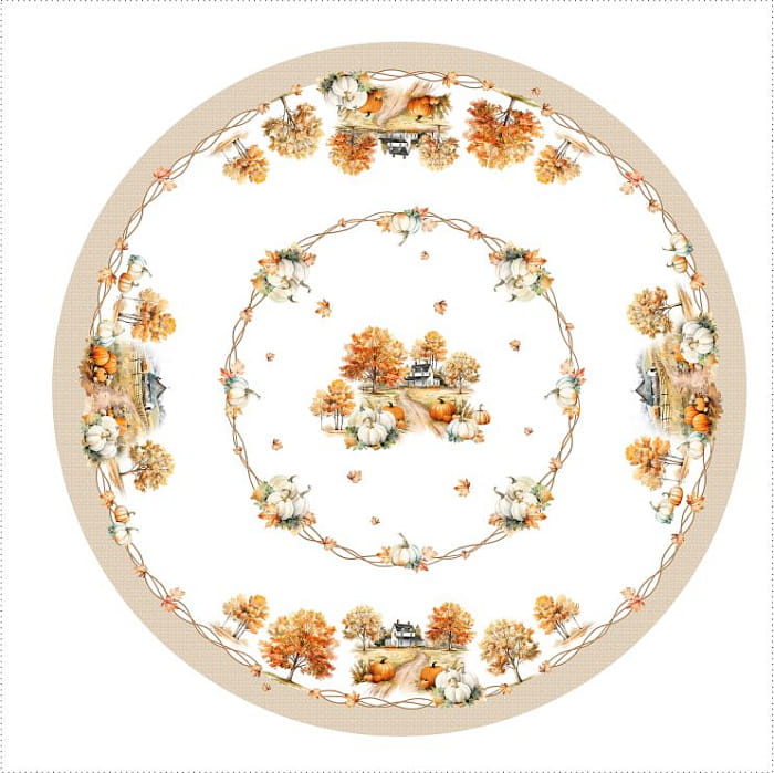 Скатерть круглая D-170 см "Терра"