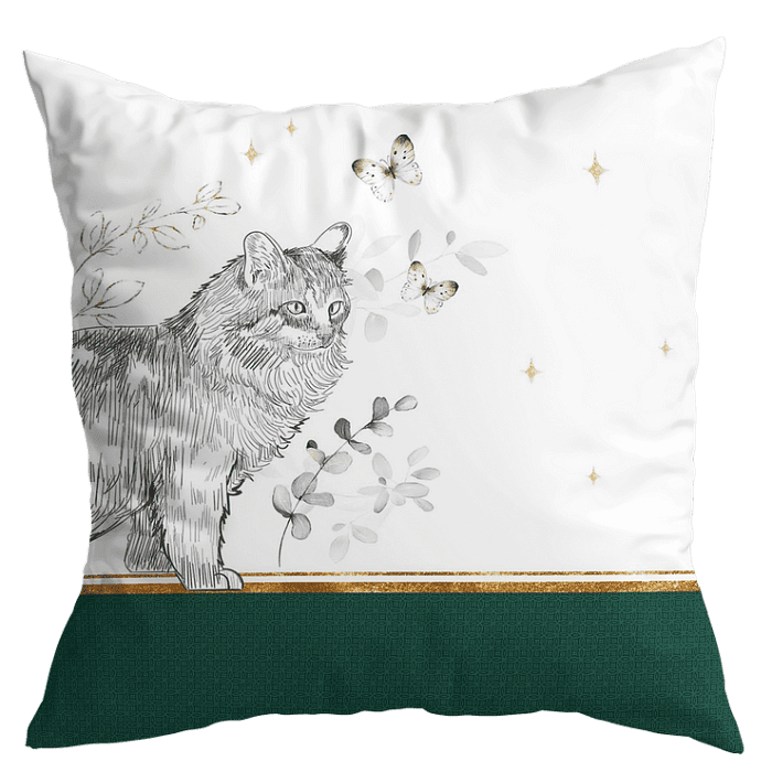Декоративная наволочка "Эвелина" котик