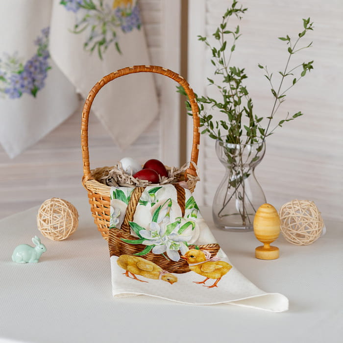 Салфетка "Ретро" корзинка, 1 шт