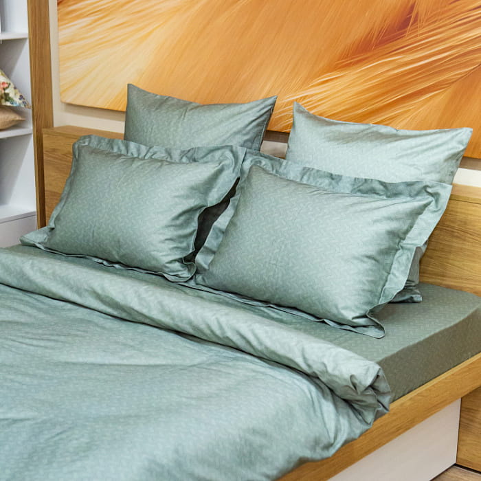 Пододеяльник 150х215 "Дафна" зеленый шалфей