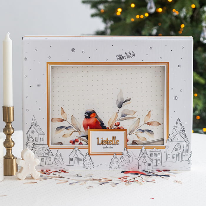 Скатерть 145х185 см "Пернатые истории"