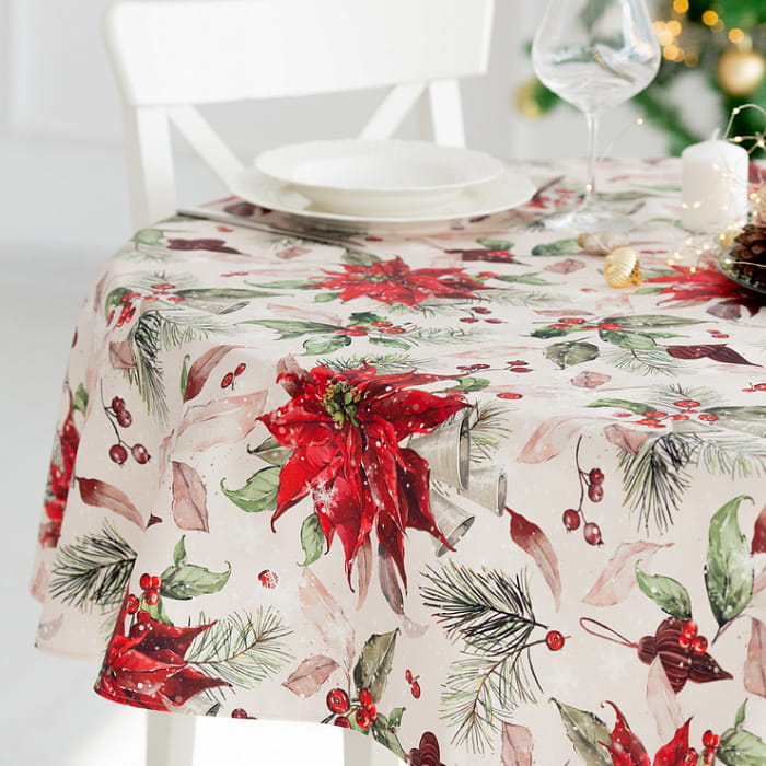 Скатерть круглая D-150 см "Марлен" паттерн