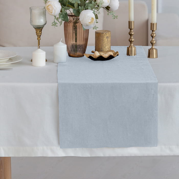 Дорожка 40х140 см цвет "Голубая пастель" декоративная