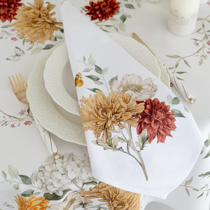 Набор Set-4 салфеток "Цветочная симфония"