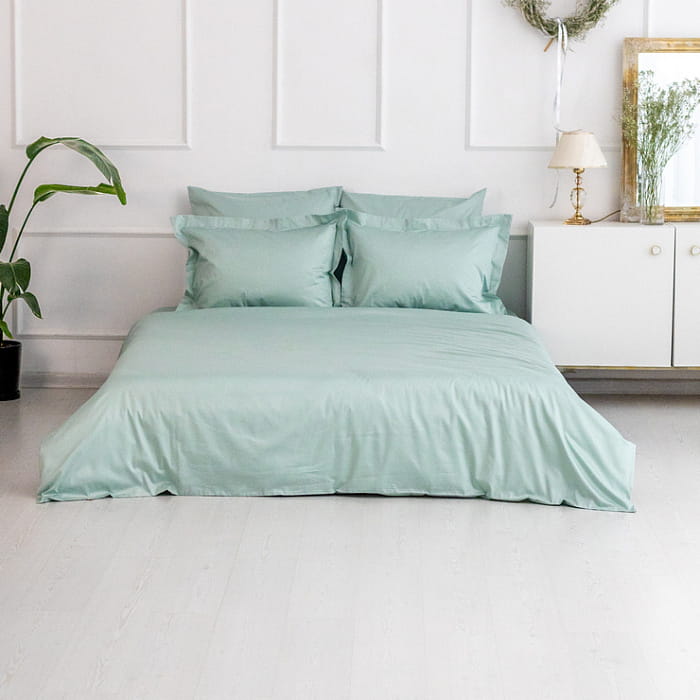 Семейный комплект постельного белья "Ментоловая нотка" maxi дуэт