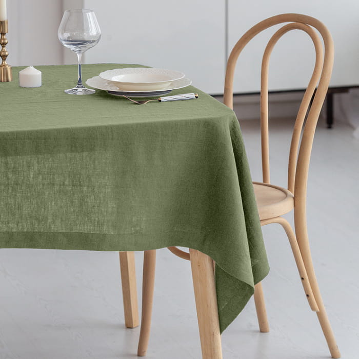Скатерть 135х180 см цвет "Еловая зелень"
