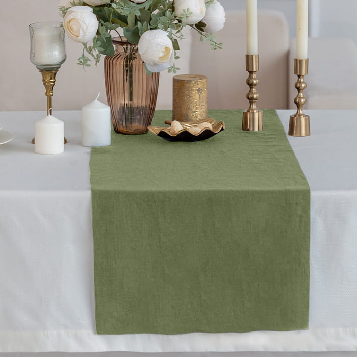 Дорожка 40х180 см цвет "Еловая зелень" декоративная