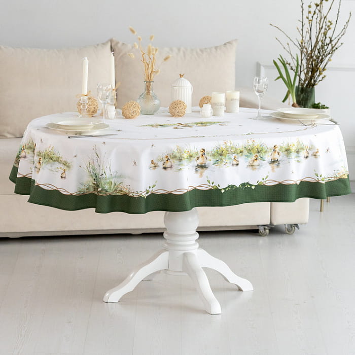 Скатерть овальная  140х170 см "Тутти"