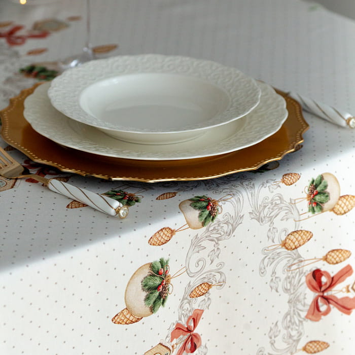 Скатерть 145х180 см "Новогодняя шкатулка"