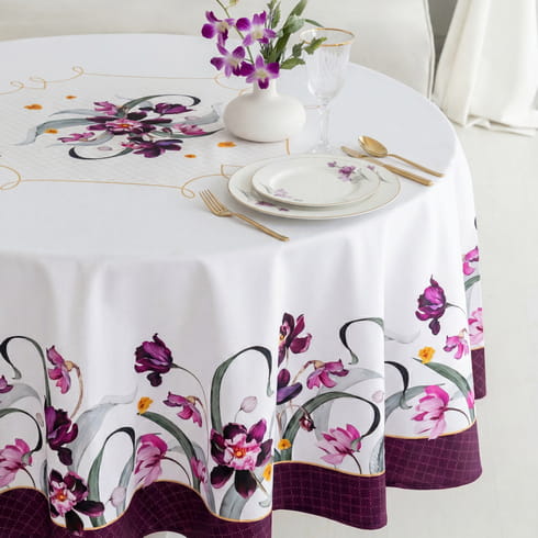 Скатерть круглая D-170 см "Виола"