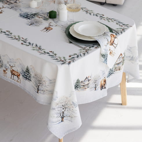 Скатерть 145х180 см "Морозное утро"