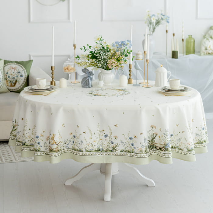 Скатерть овальная 150х200 см "Аркадия"