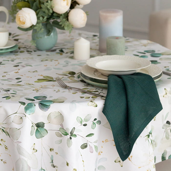 Скатерть овальная  140х170 см "Эвелина"