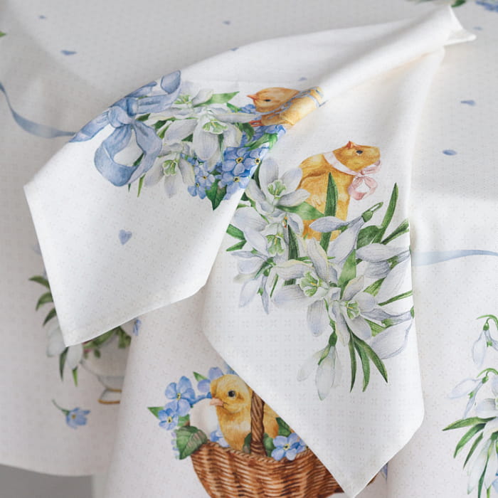 Скатерть овальная 150х200 см "Ретро"