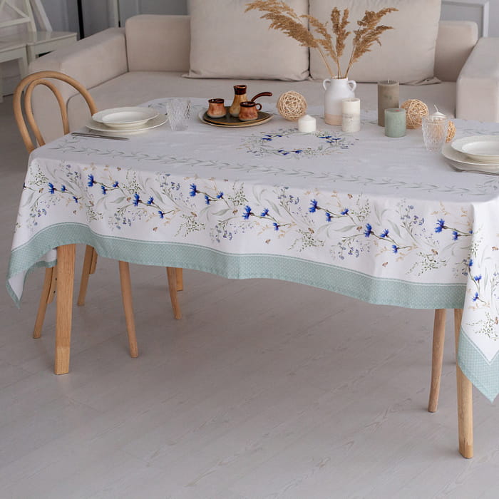 Скатерть 165х300 см Васильки"