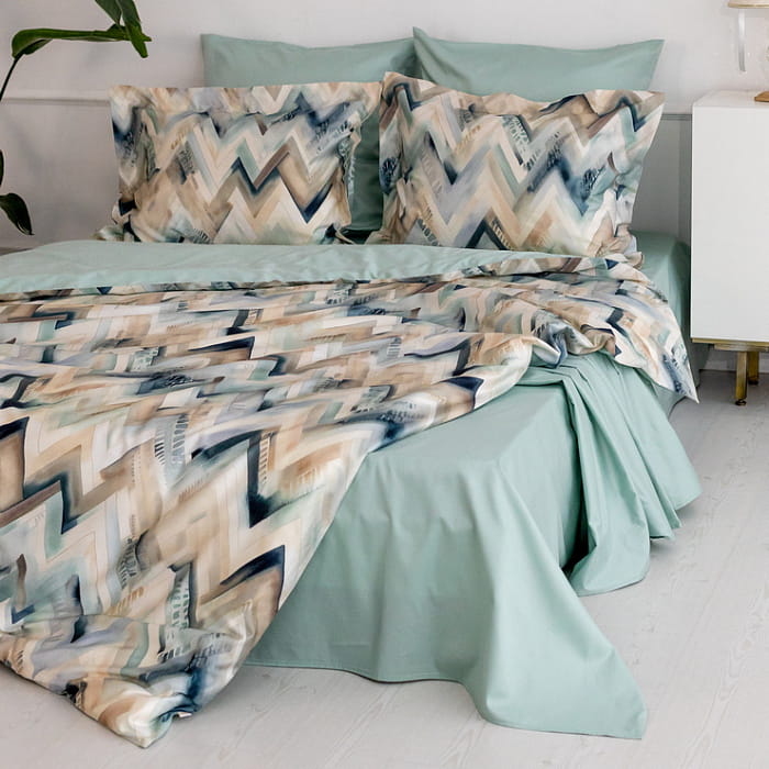 Семейный комплект постельного белья "Бриз" maxi дуэт