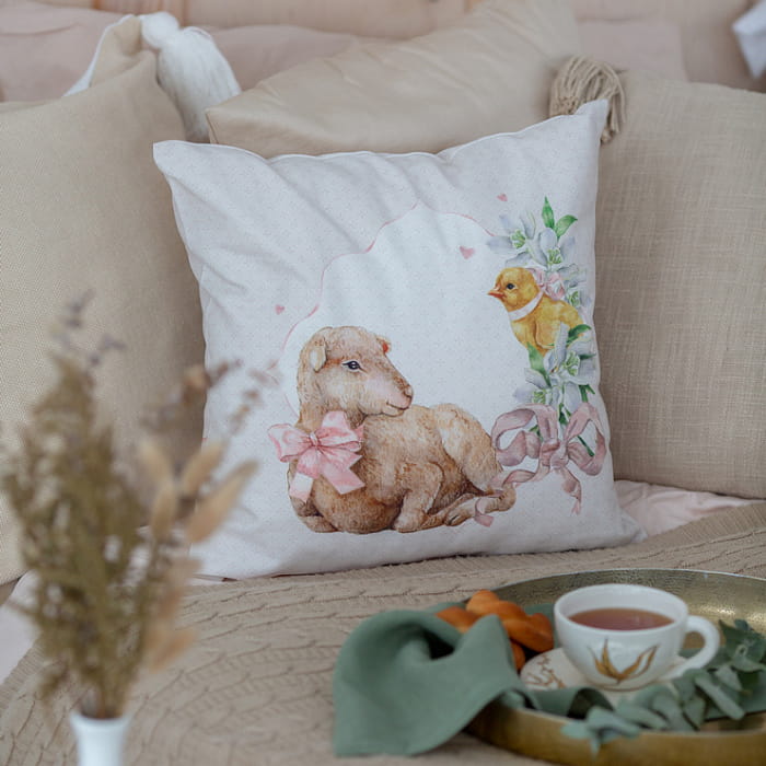 Наволочка декоративная "Ретро" овечка