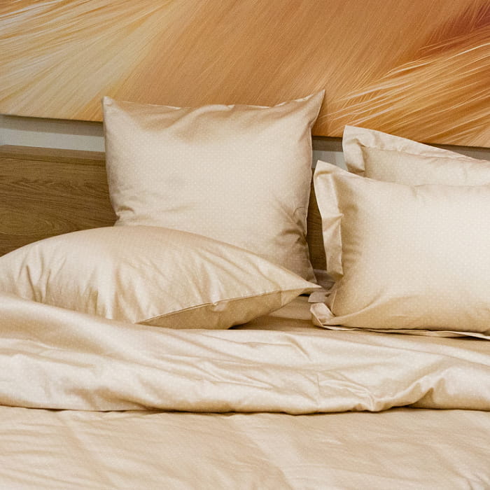 Наволочка 70х70 "Фреска" карамель