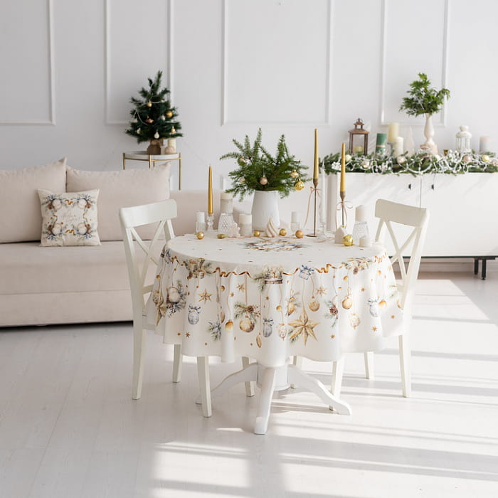 Скатерть круглая D-150 см "Полонез"