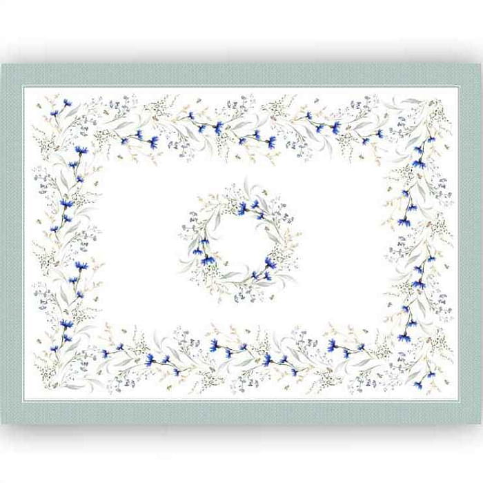 Скатерть 110х145 см "Васильки"