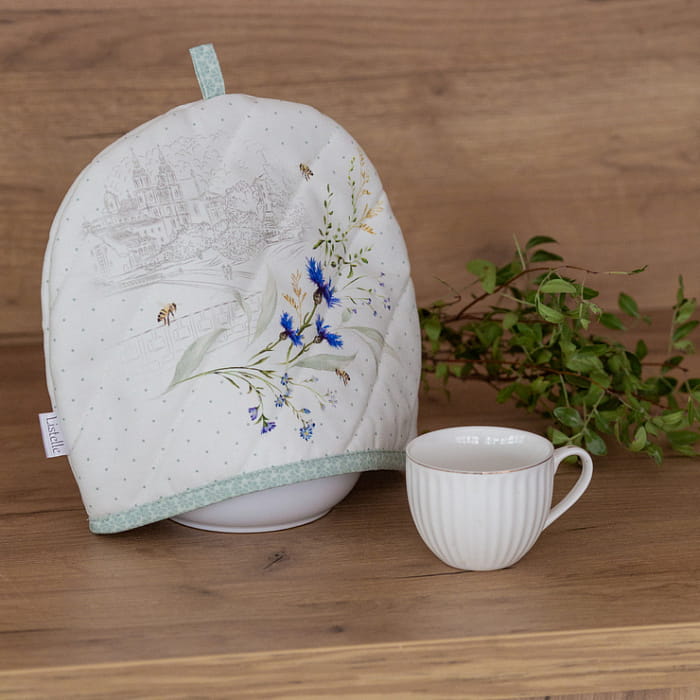 Чехол-грелка для чайников "Васильки"