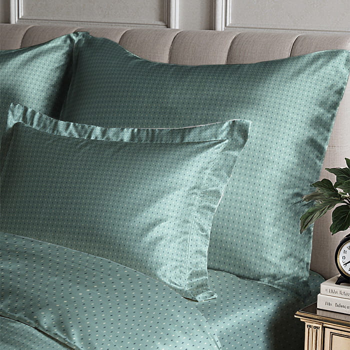 Наволочка 50х70 "Рейн" лавровый зелёный