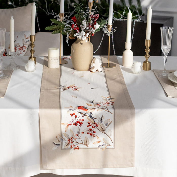 Дорожка 40х145 см "Пернатые истории" декоративная