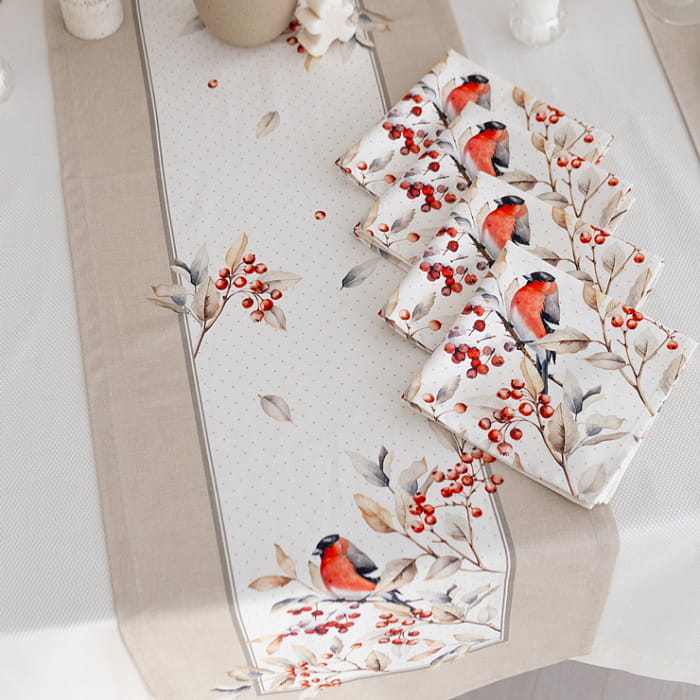 Набор Set-4 салфеток "Пернатые истории"