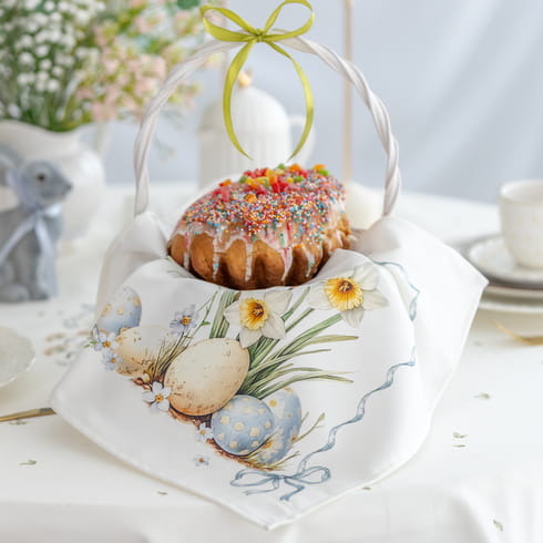 Салфетка "Линсен рамка на белом", 1 шт