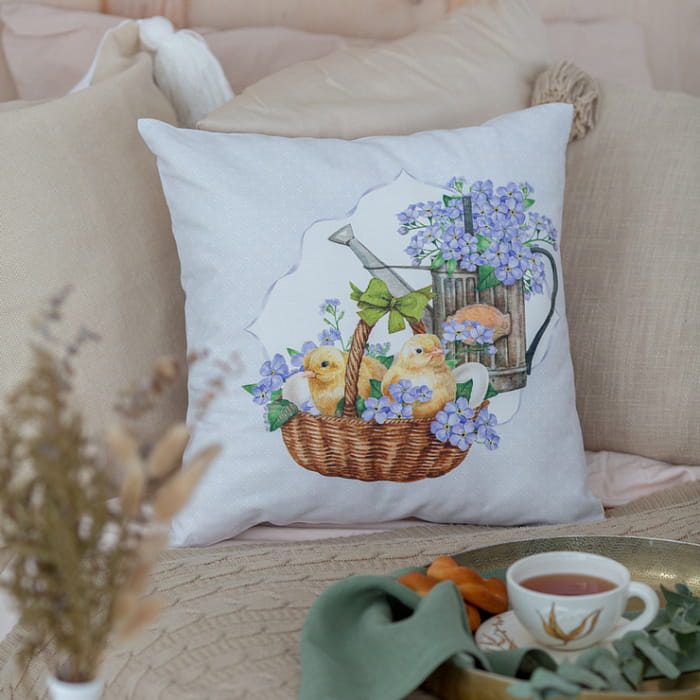 Наволочка декоративная "Ретро" с лейкой