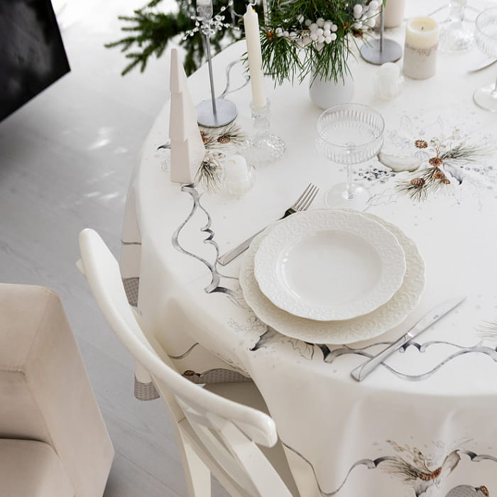 Скатерть овальная 170х255 см "Стоун"