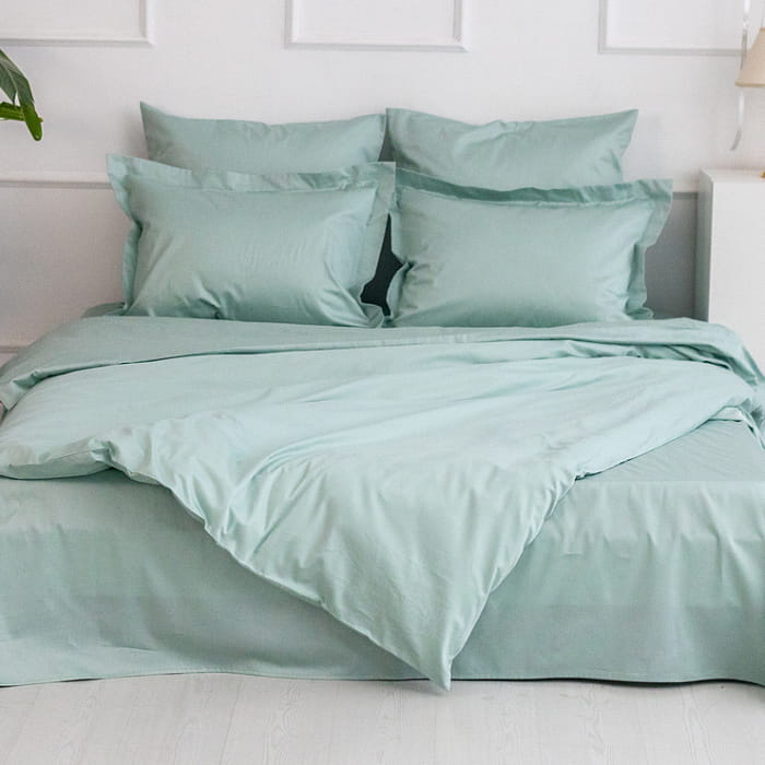 Полуторный комплект постельного белья "Ментоловая нотка"
