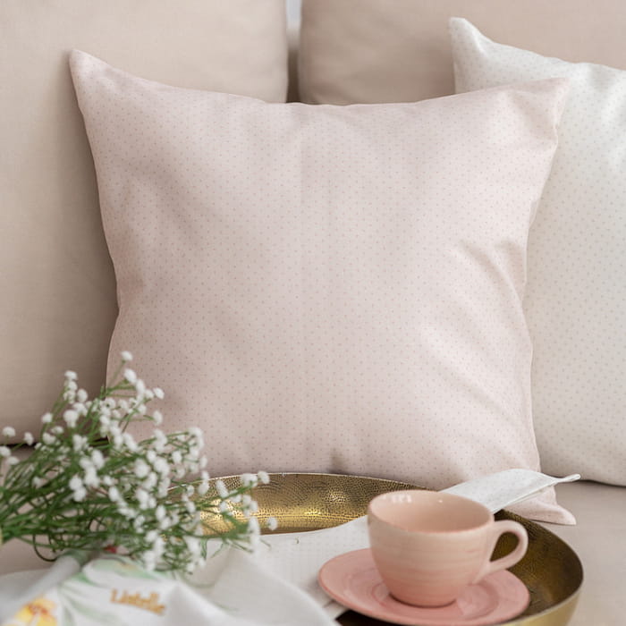 Декоративная наволочка "Белла розовая рамка"