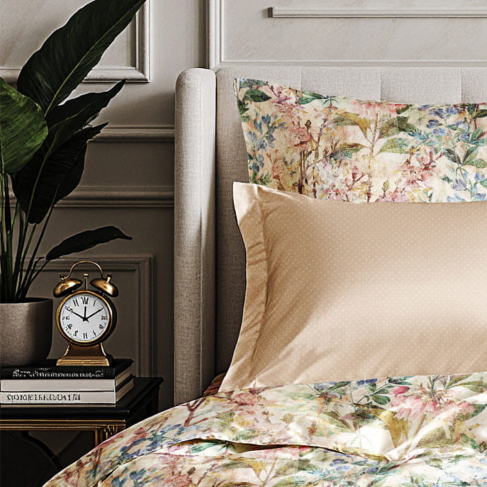 Наволочка 50х70 "Фреска" карамель