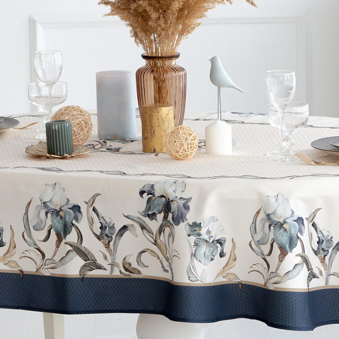 Скатерть овальная 150х200 см "Айрис"