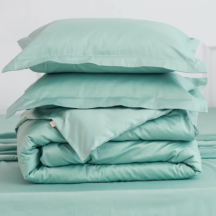 Евро комплект постельного белья "Ментоловая нотка" maxi