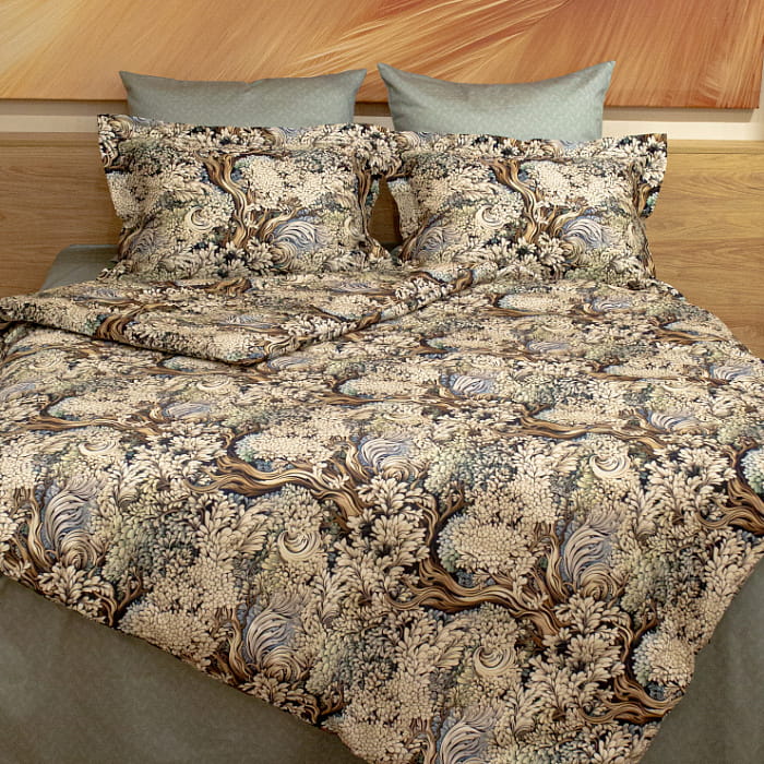 Семейный комплект постельного белья "Дафна" дуэт