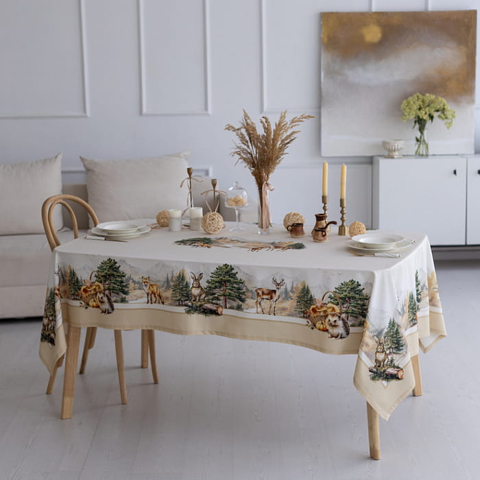 Скатерть 165х310 см "Дубрава"