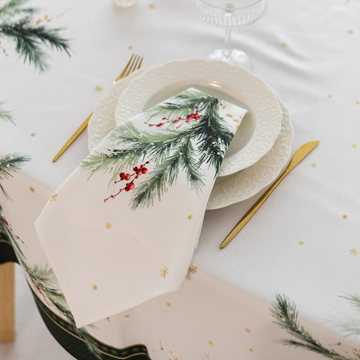 Набор Set-4 салфеток "Ветви Рождества"