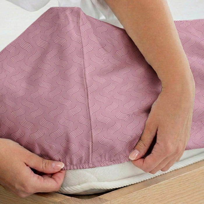 Евро комплект постельного белья "Верена" с простыней на резинке