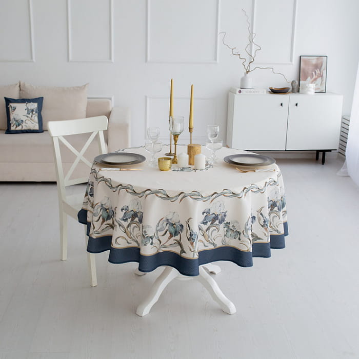 Скатерть круглая D-150 см "Айрис"