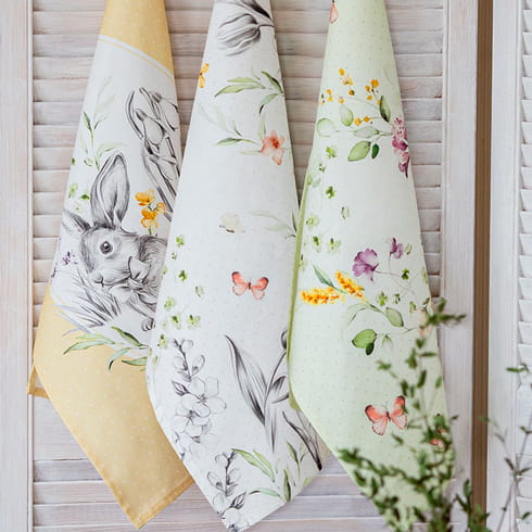 Набор Set-3 полотенец "Соната" цветочные