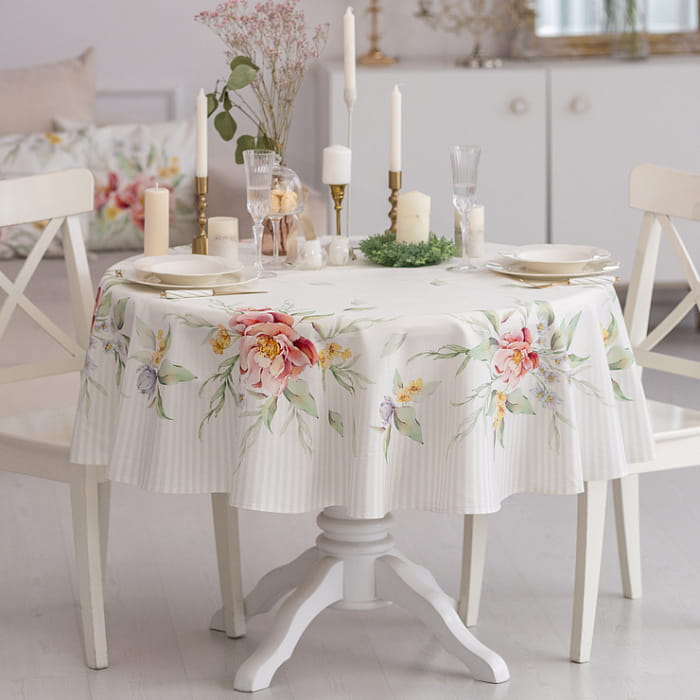 Скатерть круглая D-150 см "Белла"