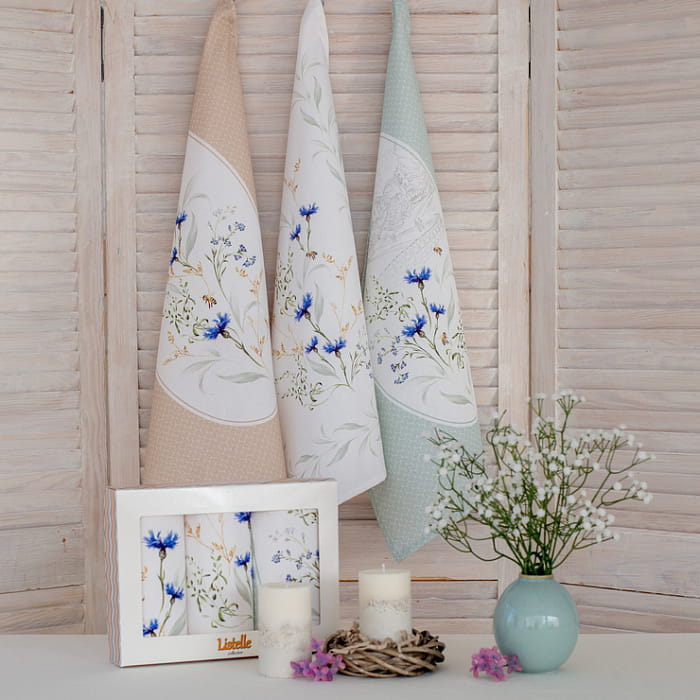 Набор Set-3 полотенец "Васильки"